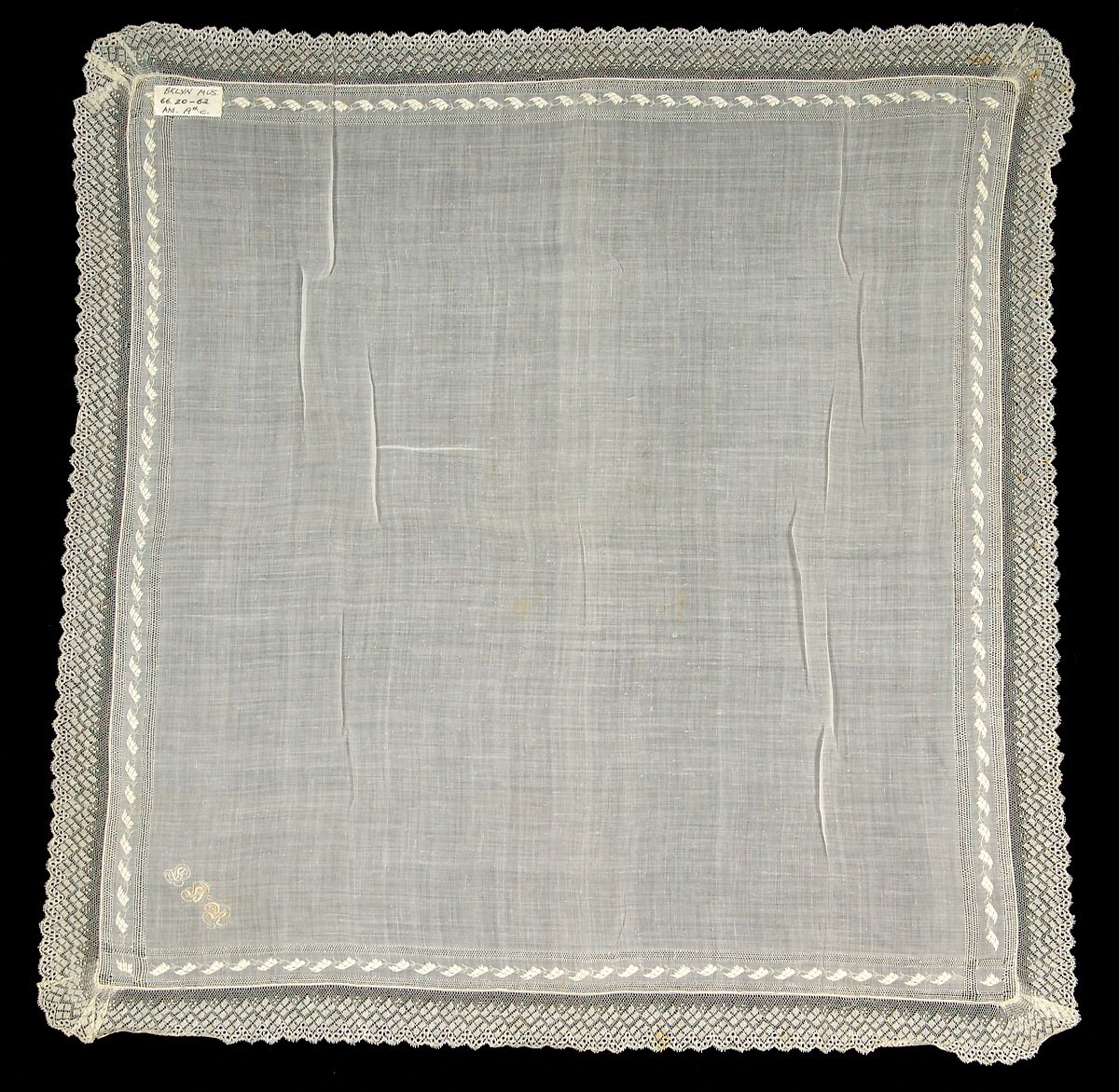 Handkerchief, Linen, American 