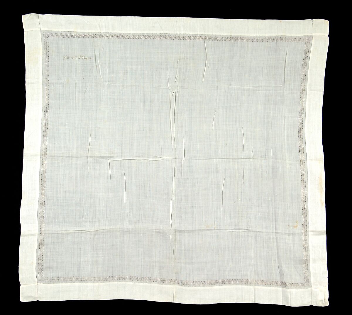 Handkerchief, Linen, American 
