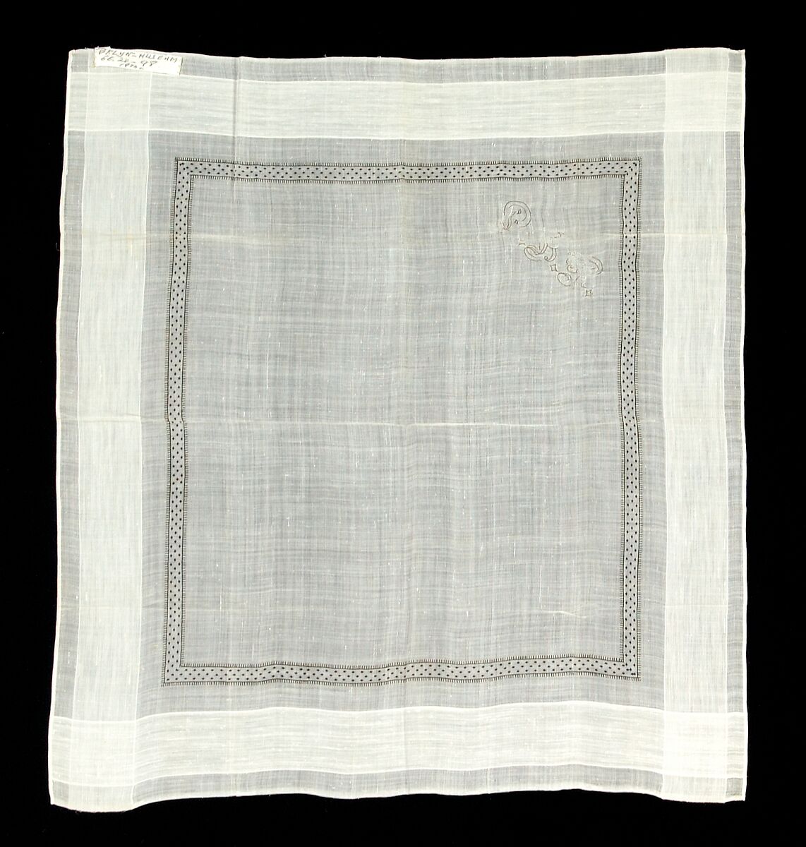 Handkerchief, Linen, American 