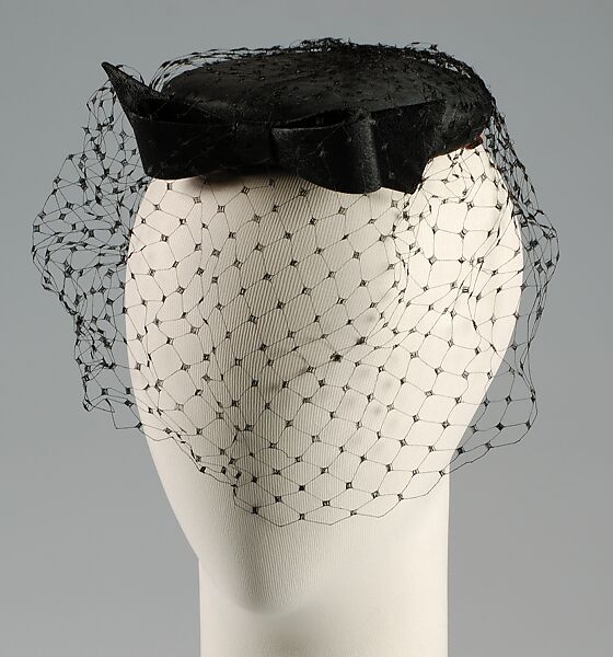 Cocktail hat, Emme, Inc., Silk, American 