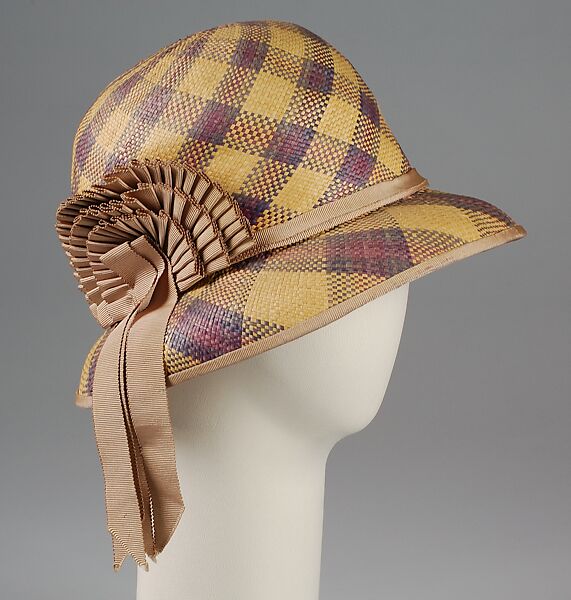 Cloche, L.P. Hollander &amp; Co. (American), Straw, silk, American 