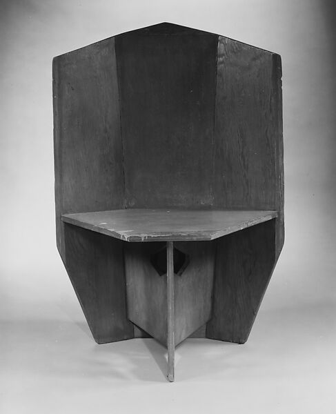 Side Chair, Frank Lloyd Wright (American, Richland Center, Wisconsin 1867–1959 Phoenix, Arizona), Plywood, American