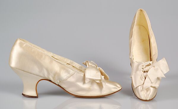 Evening shoes, J. Ferry, Silk, French 
