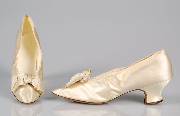 Evening shoes, Silk, French 