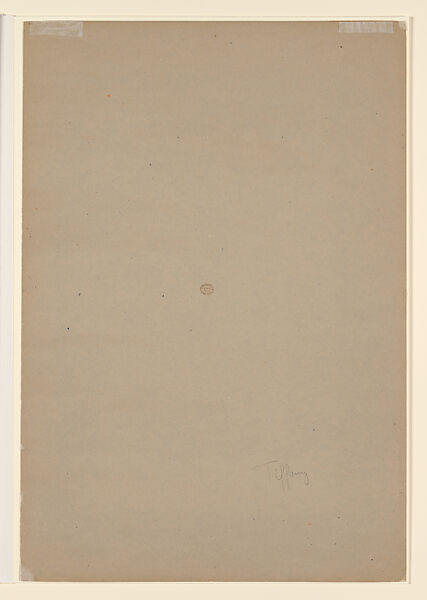 Design for an Interior, Louis C. Tiffany (American, New York 1848–1933 New York), Watercolor, pen and brown ink on artist board, American