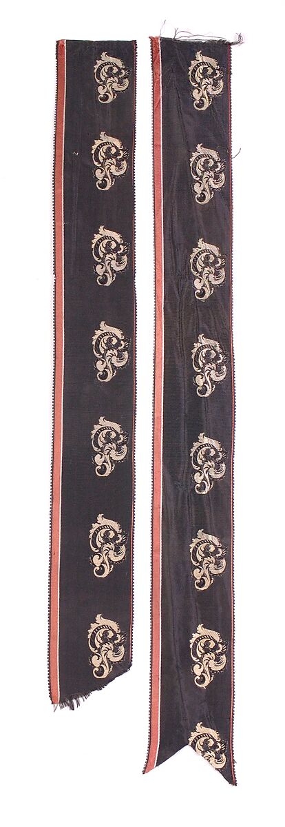 Mourning poke bonnet, Straw, silk, American