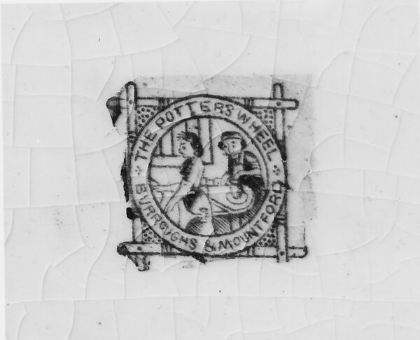 Covered Vase on Plinth, Japanese Decorator, Earthenware, American