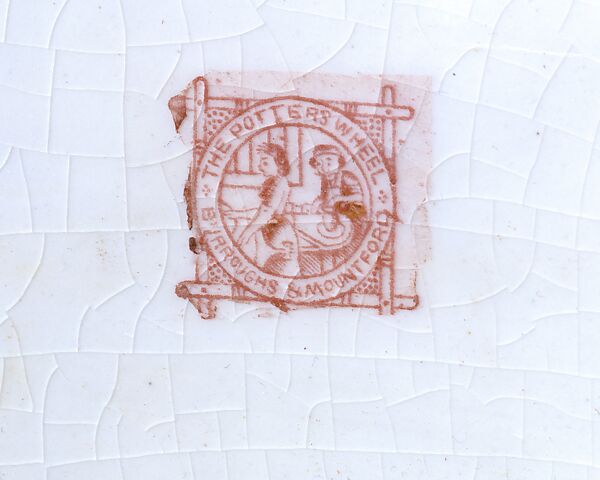 Covered Vase on Plinth, Japanese Decorator, Earthenware, American