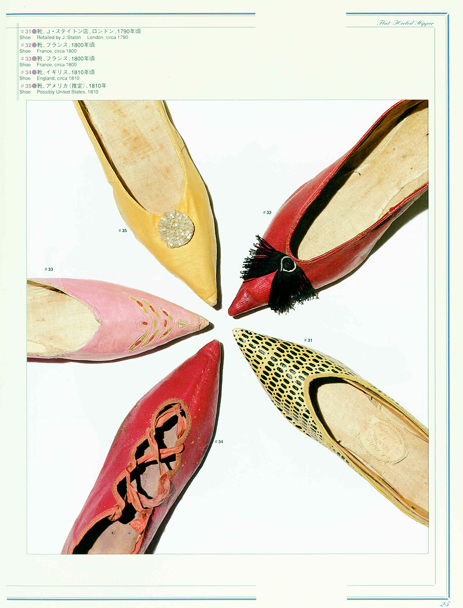 Slippers, Leather, possibly American