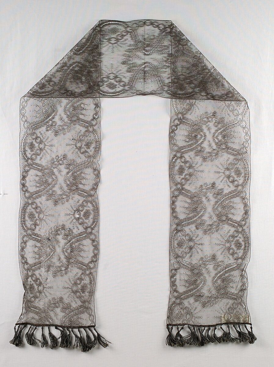 Stole, Silk, French 