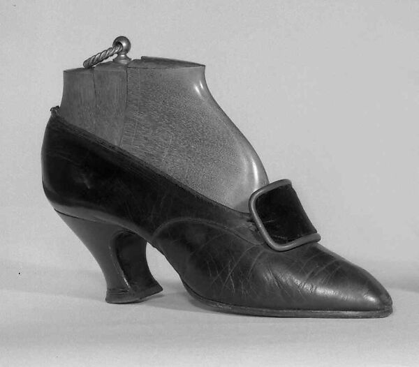 Shoes, Pierre Yantorny (Italian, 1874–1936), Leather, silk, metal, French