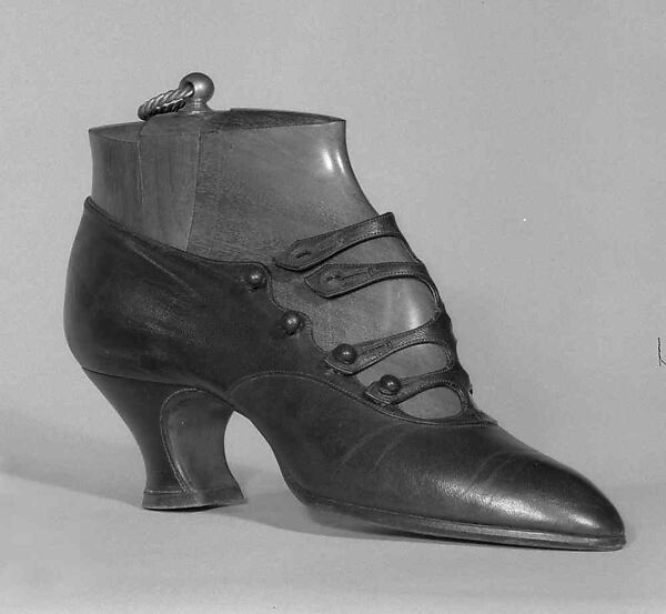 Shoes, Pierre Yantorny (Italian, 1874–1936), Leather, French