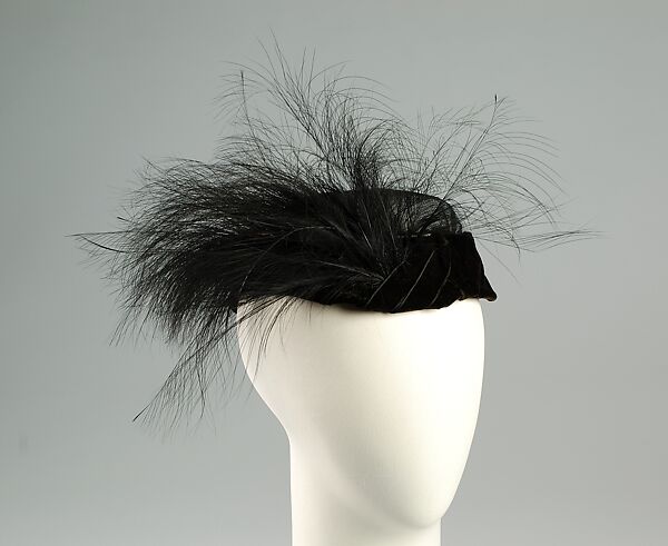 Evening hat | possibly French | The Metropolitan Museum of Art