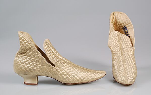 Slippers, Alfred J. Cammeyer (American, founded New York, active 1875–1930s), Silk, American 