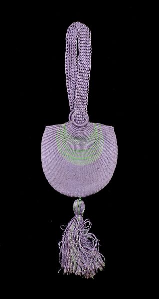 Pouch, Silk, American