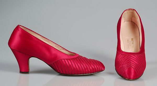 Evening pumps, Nancy Haggerty Shoes, Inc. (American), Silk, American 