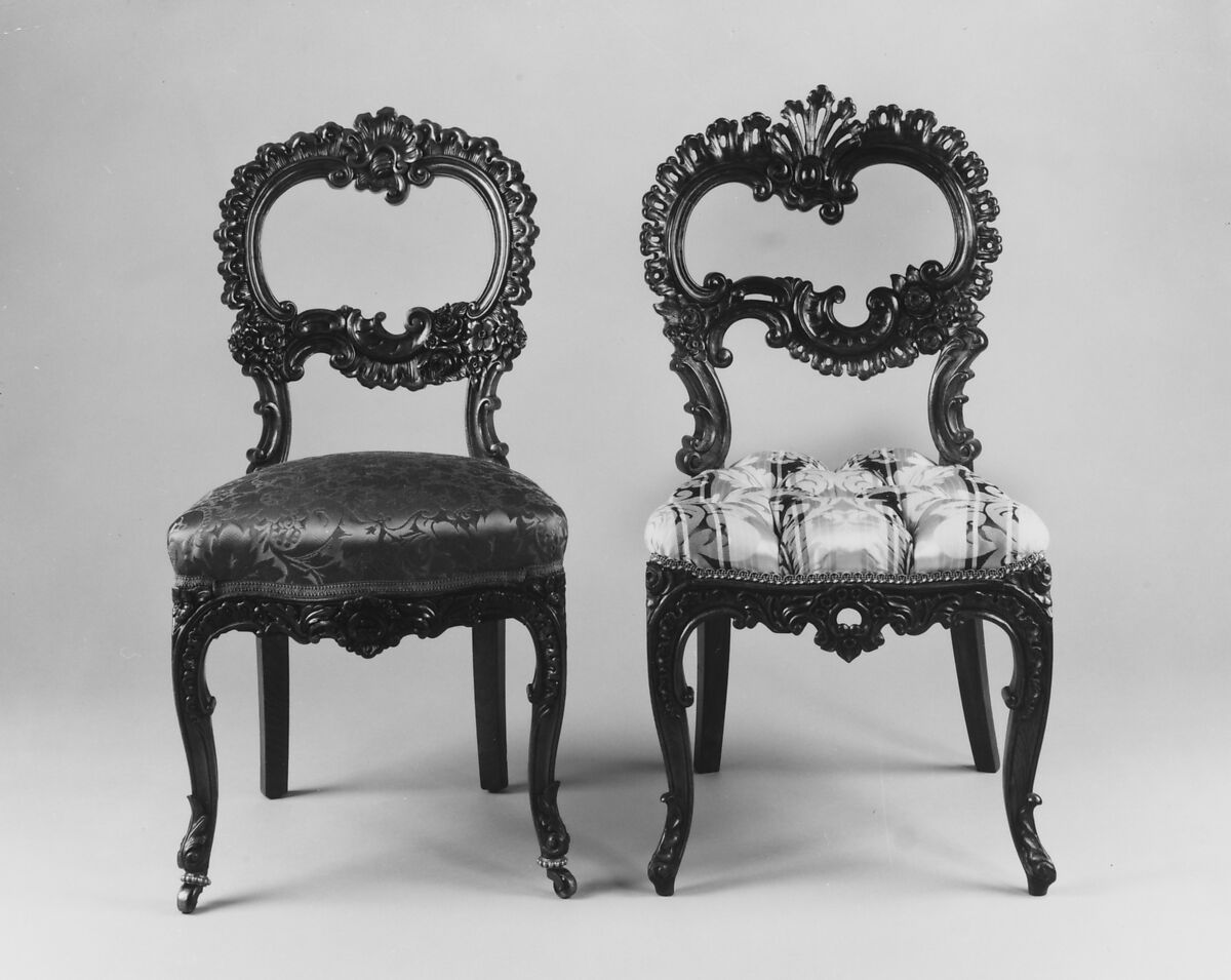 Side Chair, Attributed to Joseph Meeks &amp; Sons (American, New York, 1829–35), Rosewood, American