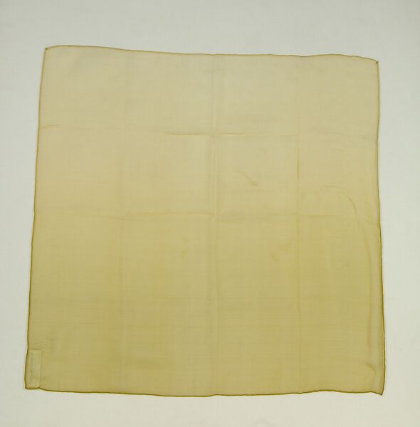 Handkerchief, Silk , American 