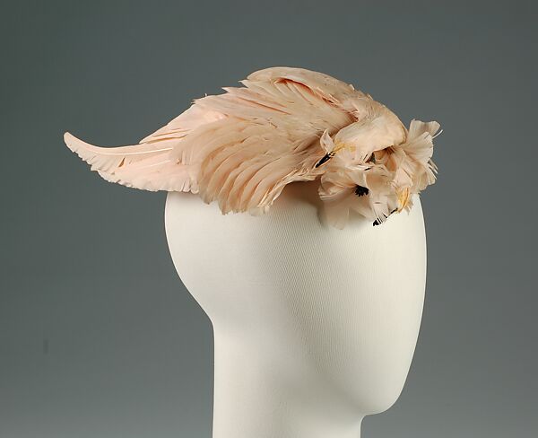 Hat, Martin Belasco, Feathers, American 