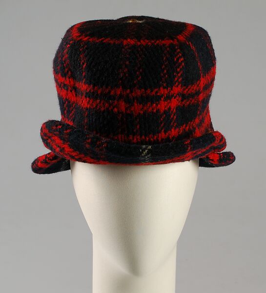 Hat, John P. John (American, born Germany, 1906–1993), Wool, metal, American 