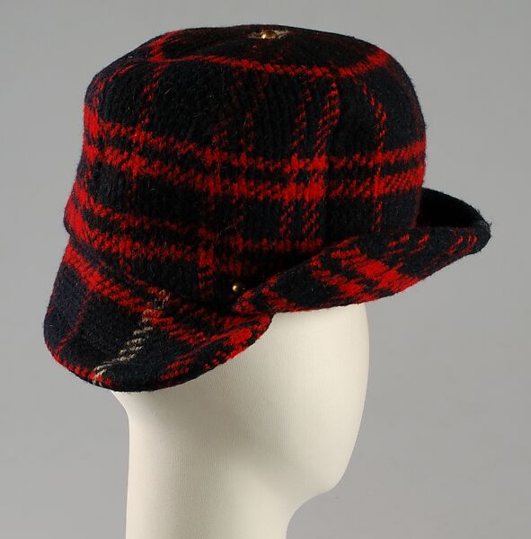 Hat, John P. John (American, born Germany, 1902–1993), Wool, metal, American