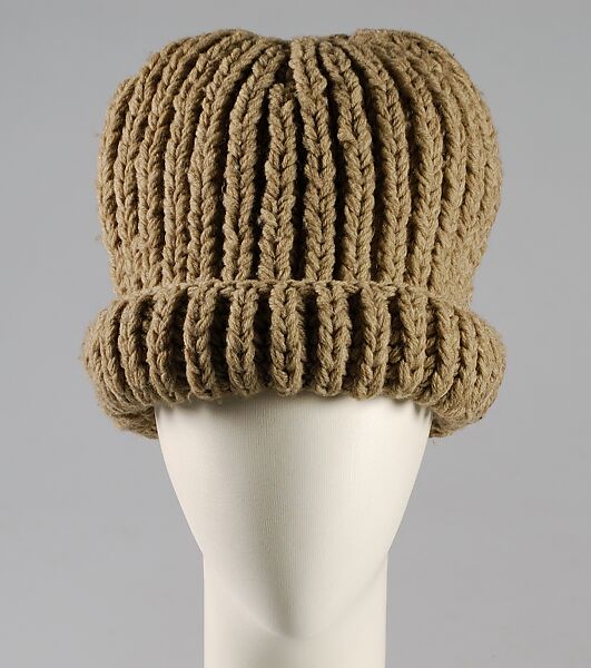 Cap, John P. John (American, born Germany, 1906–1993), Wool, American 