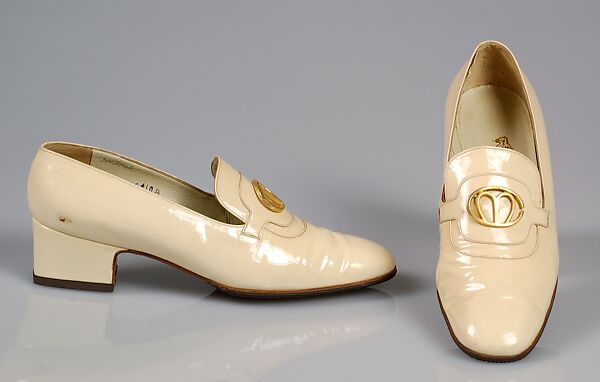 Shoes, Mark W. Cross (American, 1845–1997), leather, metal, plastic (vinyl), American 