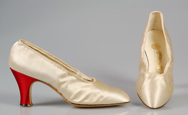 Evening pumps, Tetreau, Silk, French 