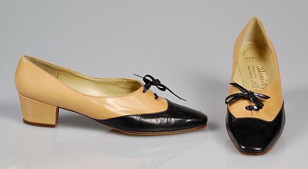 Shoes, René Mancini (French, founded 1936), Leather, French 