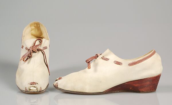 Shoes, André Perugia (French, 1893–1977), Leather, French 
