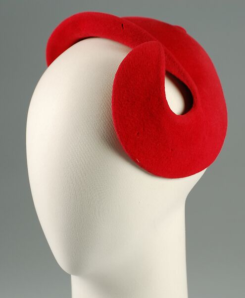 Hat, John P. John (American, born Germany, 1906–1993), Wool, American 