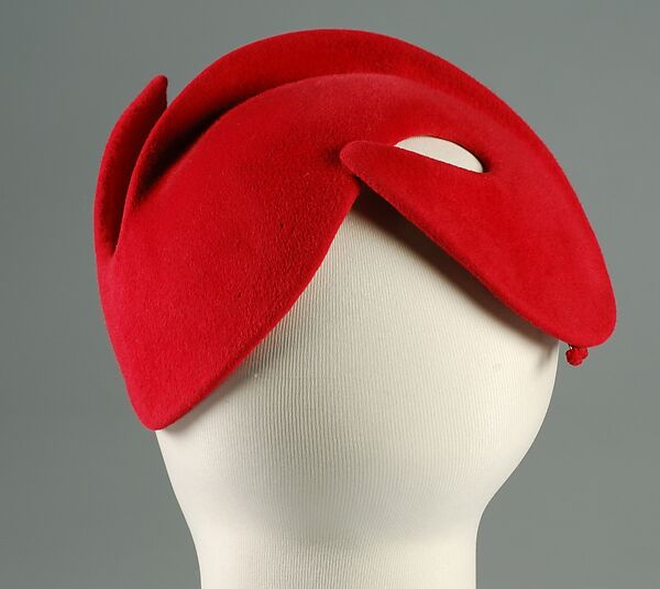 Hat, John P. John (American, born Germany, 1902–1993), Wool, American