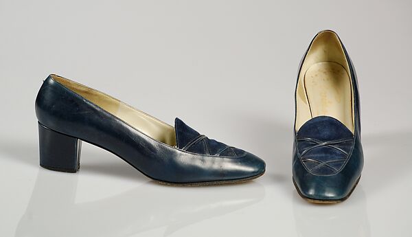 Shoes, Mr. David Evins (American, born England, 1909–1992), Leather, American 