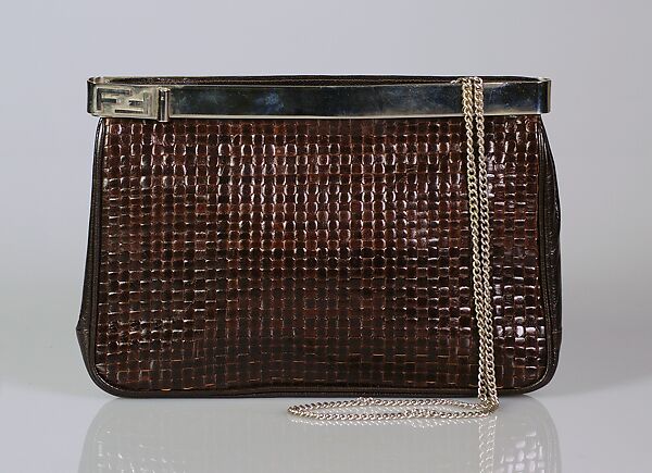 Clutch, Fendi (Italian, founded 1925), Leather, Italian 