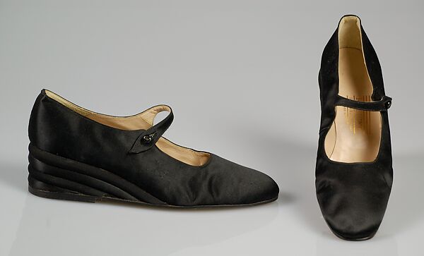 Cocktail shoes, K. Geiger (founded 1963), Silk, British 