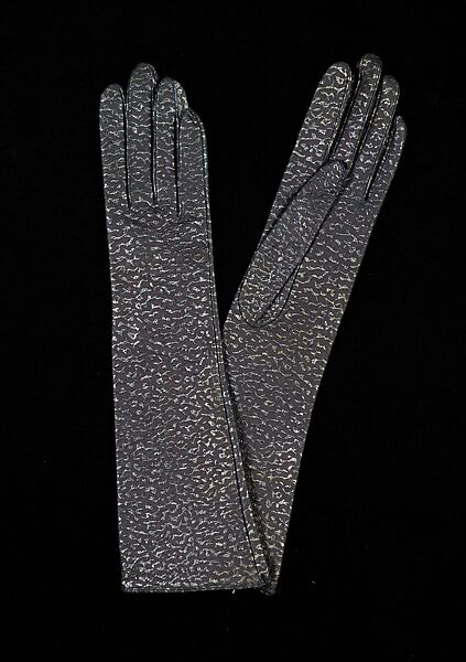 Gloves, Yves Saint Laurent (French, founded 1961), Leather, French 