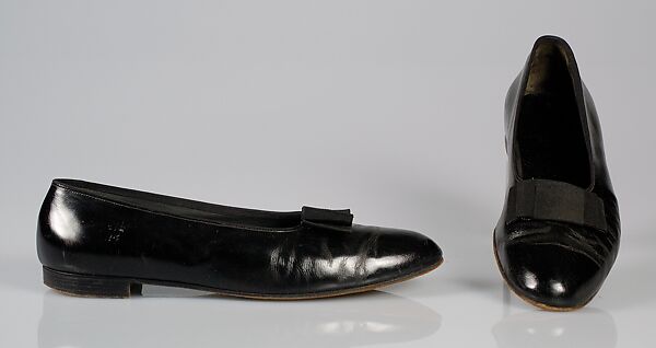 Evening pumps, Saks Fifth Avenue (American, founded 1924), Leather, British 