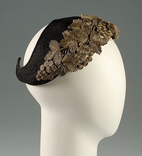 Hat, Madame Paolini (Argentinian), Straw, Argentinian