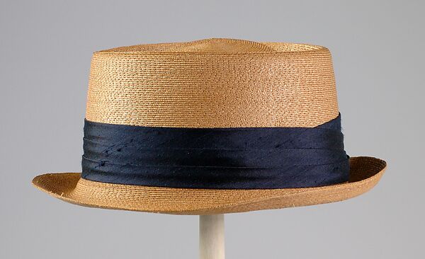 Hat, Cavanagh (American, founded 1928), Straw, silk , American 