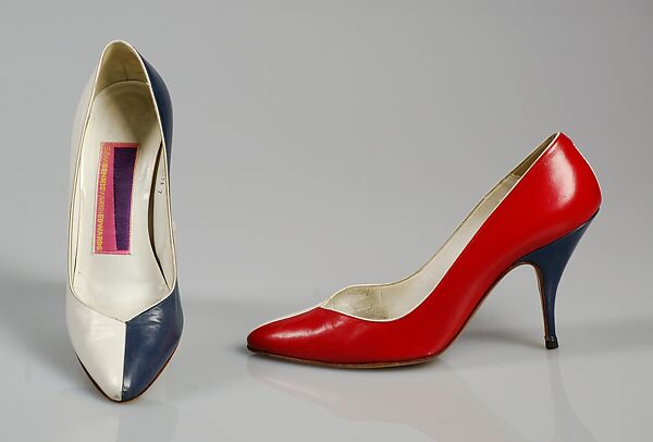 Pumps, Susan Bennis/Warren Edwards (American, 1977–1997), Leather, American