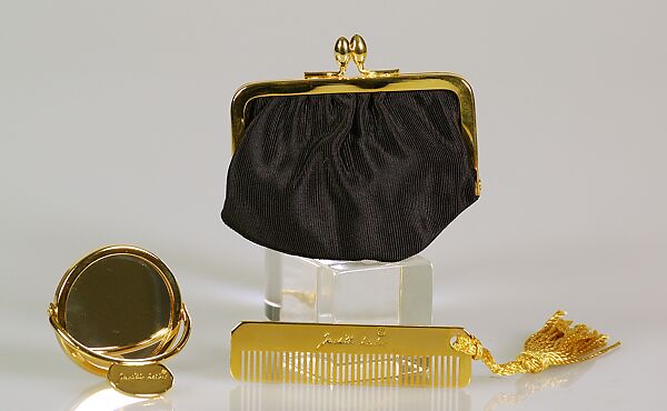 Afternoon bag, Judith Leiber (American, born Hungary, Budapest 1921–2018 Springs, New York), Leather, metal, American