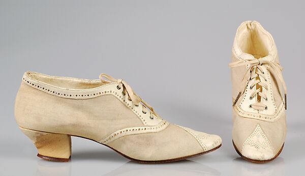 Oxfords, Alfred J. Cammeyer (American, founded New York, active 1875–1930s), Cotton, leather, American 