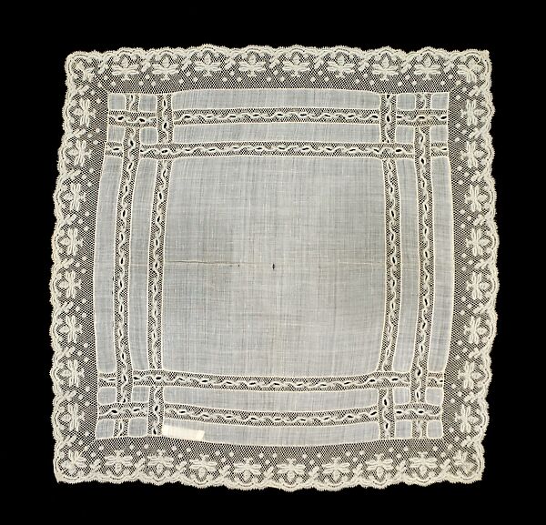 Handkerchief, Linen, American 