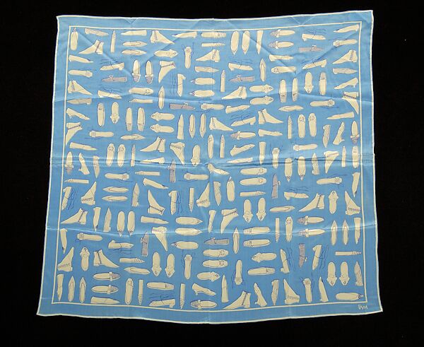 Scarf, Vera Neumann (American, 1907–1993), Silk, American 