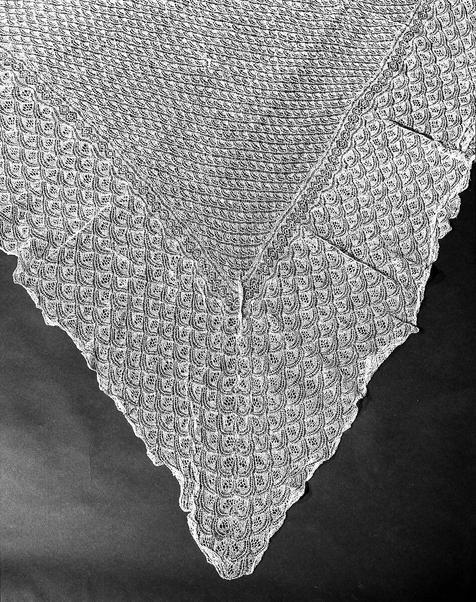 Shawl, Plant fiber, American or European