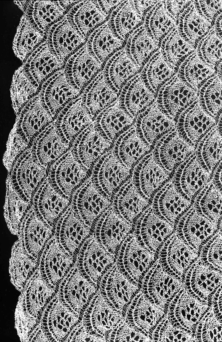 Shawl, Plant fiber, American or European