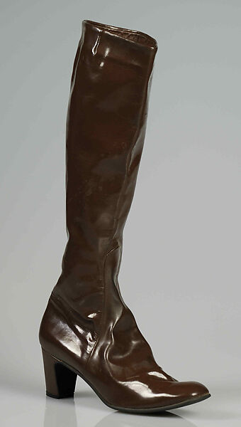 Boots, Beth Levine (American, Patchogue, New York 1914–2006 New York), plastic (vinyl), American 