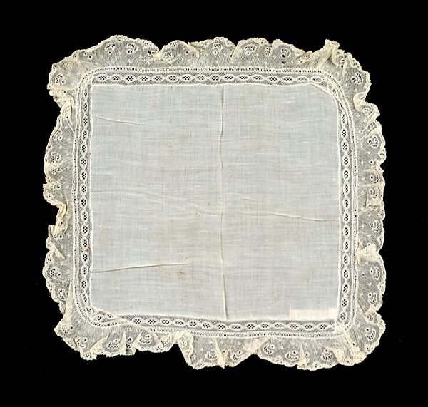 Handkerchief, Cotton, linen, American 