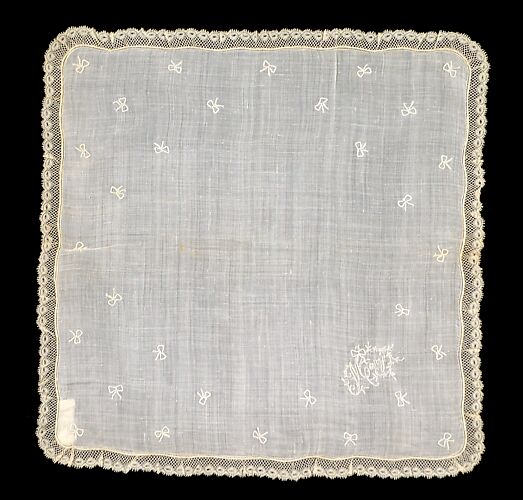Handkerchief probably European The Metropolitan Museum of Art