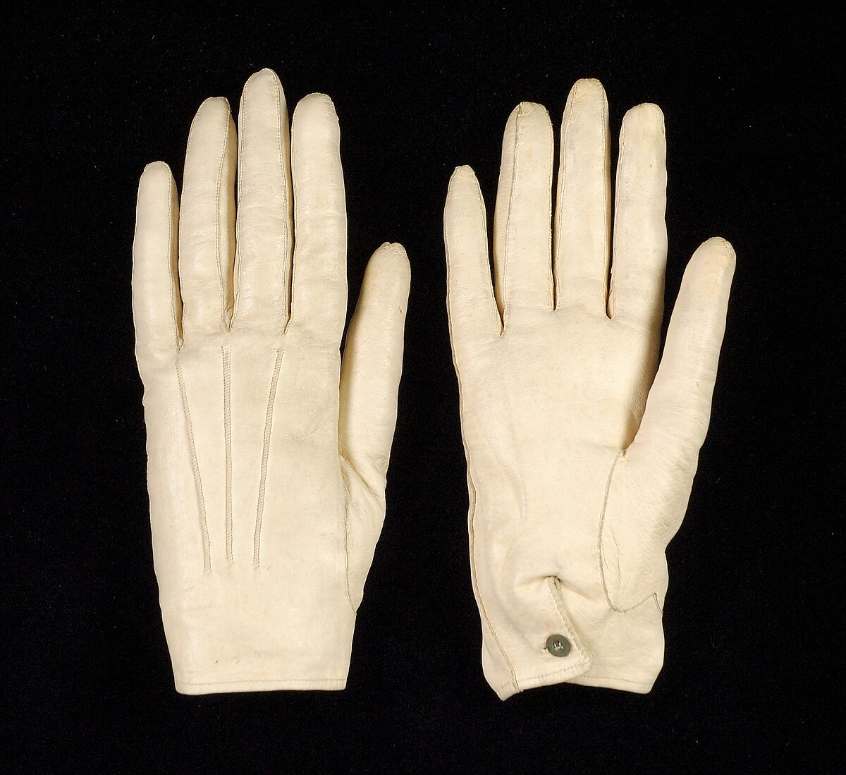 Evening gloves, Leather, French 